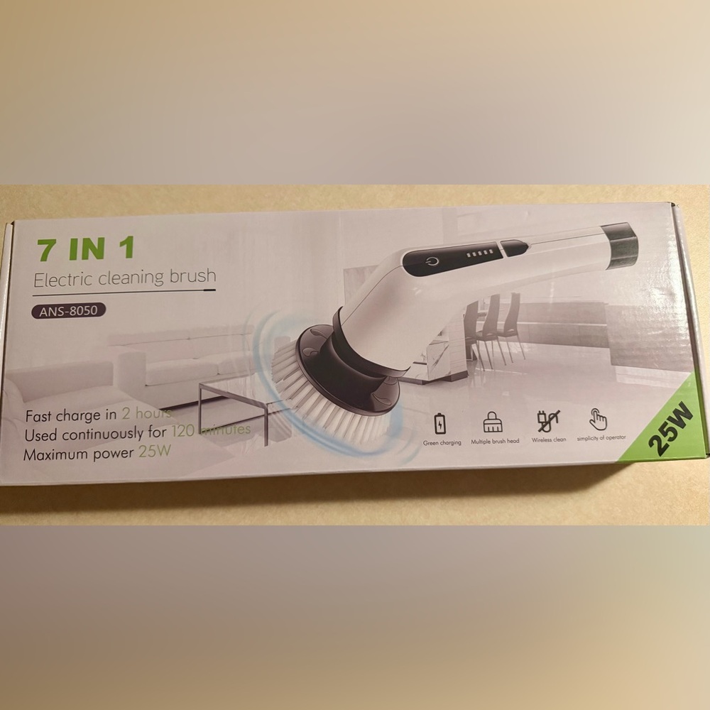 7 in 1 Electric Cleaning Brush for Home & Car